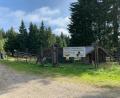 Bild: rw
Auch am Wildgehege am Waldhaus im Steinwald hängt nun ein Transparent gegen den Windpark im Hessenreuther Wald.