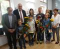 Bild: hop
Die Gewinner des "Sommerferien-Leseclubs 2019" (von links) sind Florian Wallisch, Finn Schmidt, Max Schell und Leonie Forner.