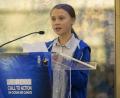Bild: Mary Altaffer/AP/dpa
Greta Thunberg spricht bei einer Veranstaltung am Rande der 74. Generaldebatte der UN-Vollversammlung.