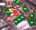Bild: exb/Stadt Amberg
So könnte nach einem Entwurf der Stadt Amberg der „neue“ Sportpark aussehen. Gut zu sehen ist hier, dass im Bereich der Werner-von-Siemens-Straße ein Grundstück an die benachbarte Bauart verkauft wird.
