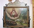 Bild: schß
Ein besonderes Schmuckstück in der Hohenkemnather Filialkirche St. Franz Xaver ist ein doppelseitiges Votivbild, das an eine im Jahre 1796 in der Gegend grassierenden Rinderseuche erinnert. Für den Volkskundler sind besonders die verschiedenen Trachten und der Hinweis auf die damals noch praktizierte Waldweide bemerkenswert.