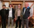 Bild: bsc
Die Religionslehrerin im Kirchendienst Regina König (Mitte) berichtete der Kolpingsfamilie Friedenfels über zahlreiche Kolping-Entwicklungshilfeprojekte in Brasilien. Für den Vortrag dankten der Pädagogin (von links) die Vorsitzende des Müttervereins, Monika Seidel, Pfarrer Joseph und die beiden Vorsitzenden der Kolpingsfamilie, Reiner Gärtner und Helmut Schaumberger.