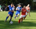 Bild: gb
Der TSV Bärnau gewann am Sonntag das Grenzlandderby gegen den SC Mähring mit 3:2. Nicolai Wagner (links), hier im Laufduell mit dem Mähringer Dominik Beer, erzielte den Siegtreffer.