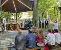 Bild: wbe
Der Freialtar auf dem Annaberg ist der richtige Ort für einen Erntedankgottesdienst.
