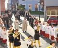Bild: es
Mit einem langen Kirchenzug begann am Sonntag die Feier des Kirchenpatroziniums "St.Michael".in der Pfarrei Tännesberg.