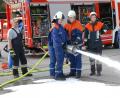Bild: pop
Löschen mit Schaum hieß das Thema der gemeinsamen Übung der Schmidmühlener und Winbucher Feuerwehr.