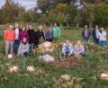 Bild: nza
Die Kürbisgruppe und Organisatoren des Kürbisfestes auf der Kürbisplantage im Bürgerpark.