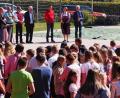Bild: jpl
Neben zahlreichen Besuchern konnte Schulleiter Alexander Köstler (links) auch die Bürgermeister der Schulverbandsgemeinden sowie Schulrätin Martina Puff (Zweite von rechts) zur Feier begrüßen.