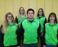 Bild: soj
Larissa Wegmann, Patrick Serfling, Daniela Vetter (vorne von links), Sophia Kneidl und Laura Nürnberger (hinten von links) können nun bis zu Bayerischen Meisterschaften als Wettkampfrichten bei Turnwettbewerben eingesetzt werden.