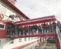 Bild: hl
Vom Botel "Albatros" aus starteten die Bayern-Fans ihre Ausflüge und Erkundigungstouren.