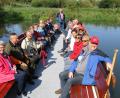 Bild: sön
Beim Drahthammer Schlößl begann die Plättenfahrt der Ensdorfer Wanderfreunde.
