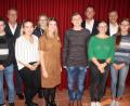 Bild: kro
Der neue Jugendrat wählt in der nächsten Sitzung seine Vorsitzenden. Das Bild zeigt (von links) Robert Fischer, Bürgermeister Franz Stahl, Laura Bitterer, Leni Richtmann, Lena Klarner, Harald Rosner, Sport- und Jugendbeauftragten Huberth Rosner, Isabella Rosner, KJR-Vorsitzenden Jürgen Preisinger und Julia Burkhard.