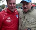 Bild: exb
Willi Kilian (rechts) traf in Hamburg mit dem neuen HSV-Trainer Dieter-Klaus Hecking zusammen.