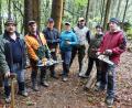 Bild: mmj
Die Helfer des Paschervereins beim Arbeitseinsatz am Eulenberg.