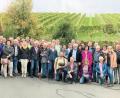 Bild: tu
Die Teilnehmer am Sängerausflug nach Gamlitz besuchten auch ein Weinbaugebiet an der bekannten Weinstraße.