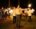 Bild: exb
Pfadfinder-Rituale sind natürlich Pflicht beim Hüttenwochenende in Wernersreuth.
