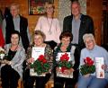 Bild: R. Kreuzer
Die Mitglieder engagieren sich für den Seniorenclub: (sitzend, von links) Barbara Baunach, Christa Eckert, Margarete Wolf, Christa Luise Heimberger sowie (stehend, von links) Hilde Zebisch, Norbert Baunach, Sabine Zeidler und Helmut Ruhland.
