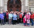 Bild: gio
Die Reisegruppe der Pfarrei Wutschdorf besucht Schloss Thurn und Taxis in Regensburg.