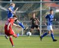 Bild: Andreas Brückmann
Mit 2:0 gewinnt der SV Raigering das Landkreisderby in der Bezirksliga gegen die DJK Ensdorf. Dennis Weidner zieht ab, Johannes Luschmann versucht zu blocken.