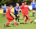 Bild: A. Schwarzmeier
Die SpVgg Trabitz (rote Trikots) gewann das Spitzenspiel des A-Klasse West gegen den SV Immenreuth mit 4:2.