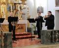 Bild: kar
Das Blechbläserquintett "i-Tüpferl" überzeugte die Zuhörer mit Stücken vom Barock bis in die Moderne.