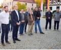 Bild: no
Am Dorfplatz wird Staatsminister Albert Füracker begrüßt.