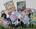 Bild: Gerhard Götz
Dies Graffiti entstanden, als sich die Ganztagsklasse der Mittelschule Neunburg mit den Menschenrechten beschäftigte und passt natürlich thematisch hervorragend zum Menschenrechtsrap.