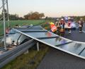 Bild: dob
Am Betonfundament einer großen Hinweistafel endet die Fahrt.