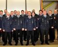 Bild: es
Kreisbrandinspektor Martin Weig, Kreisbrandrat Marco Saller und Landrat Andreas Meier (von links) ehrten Feuerwehrleute für 25 und für 40 Jahre aktiven Dienst. Dazu gratulierten auch Bürgermeister Max Völkl und Kreisbrandmeister Christian Demleitner (von rechts).