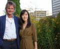 Bild: exb (Zapf)
Mayuko Obuchi und Anton Zapf spielen Klavierwerke vierhändig in der Schwarzachtalhalle.