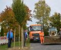 Bild: dob
21 stattliche Säulenhainbuchen zieren jetzt die sanierte Thomasbühlstraße. Außendienstleiter Karl Frey, amtierender Bürgermeister Uli Münchmeier, und die Bauhofmitarbeiter Manfred Bojer, Erwin Reil und Jörg Fikus (von links nach rechts) präsentierten die getane Arbeit.