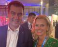 Bild: exb/Andrea Lang
Mit Andrea Lang wird es CSU-Chef Markus Söder künftig öfter zu tun haben.