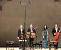 Bild: dok
Das Belcea Quartet zählt zur internationalen Spitzenklasse. Sie haben bereits alle Beethoven-Quartette eingespielt. Von links nach rechts: Axel Schacher, Krzystof Chorzelski, Corina Belcea und Antoine Lederlin