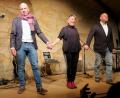 Bild: Hirsch
Matthias Leitner, Inge Faes und Tobias Ostermeier (von links) begeisterten bei ihrem Auftritt im Felsenkeller.