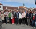 Bild: cr
Gruppenbild in Jindrichuv Hradec (Neuhaus). Mit guten und vielfältigen Eindrücken über Krippen, Landschaft und prachtvolle Städte fuhren die Krippenfreunde aus dem Stiftland zurück.