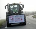 Bild: Nicolas Armer
Auch Schwandorfer Landwirte protestierten in Bayreuth mit.