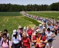 Bild: gri
Die Regensburger Fußwallfahrt nach Altötting gilt als eine der größten Pilgermärsche Europas.