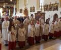 Bild: fdl
Viele Gläubige aus den Pfarreien Hirschau und Ehenfeld nehmen an der Installation von Pfarrer Johann Hofmann in der Hirschauer Pfarrkirche teil.