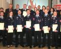 Bild: Hirsch
Die Jugendfeuerwehr im Landkreis zeichnete bei einem Ehrenabend in der Schwandorfer Spitalkirche verdiente Jugendwarte mit Ehrennadeln in Gold und Silber aus.