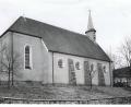 Archivbild: gi
Nach 80 Jahren Planung und Bauzeit wurde die Kirche von Tröbes zunächst mit einem „Zuckerhut“ als Turm 1934 fertig gestellt. Erst 32 Jahre später bekam das Gotteshaus den heutigen großen Turm.