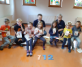 Bild: rha
Die Vorschulkinder der Kita St. Barbara in Sorghof erhalten von Jörg Gassner und Julia Förster (hinten) vom BRK-Rettungsdienst Ausweise über die Teilnahme am Erste-Hilfe-Kurs.