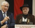 Bild: fppp
Stellvertretender Bundeskulturwart Wolf-Dieter Hamperl und Referent Egon Ziegler (von links) kommen immer wieder gerne nach Marktredwitz.