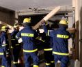 Bild: exb
Einsatzkräfte aus der ganzen Region, insgesamt fast 100, waren an der Großübung des THW beteiligt.