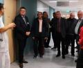 Bild: Klinikum/Meier
Mitglieder des Beirates der Amberger AOK-Direktion auf Infotour in der Zentralen Notaufnahme des Klinikums St. Marien.