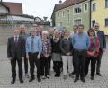 Bild: exb
An der Spitze der Vorstandschaft steht Franz Heininger (links). Den gewählten gratulierten stellvertretender Bezirksvorsitzender Bernhard Jobst (Zweiter von links) und Bürgermeister Richard Tischler (rechts).