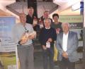 Bild: Golfclub Stiftland/exb
Die erfolgreichsten Teilnehmer des Turniers: In der vorderen Reihe von links Thomas Schwirtz, Hans Rummel, Wolfgang Ries und hinten (von links) Andreas Kunz, Hans Rummel und Karin Neidhardt.