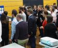 Archivbild: Bühner
Lange Schlangen bildeten sich vor einem Jahr bei der "Startup & Inspiration Night" vor den Bewertungswänden.