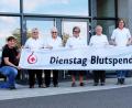 Bild: Picasa
Die BRK-Bereitschaft mit Anneliese Huhnke (Dritte von links) bereiten mit dem Jugendrotkreuz den Blutspendetermin bereits vor.