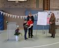 Bild: sne
Die Schüler sagen Gedichte zum Einstand auf.