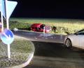 Bild: jma
Die beiden Unfallfahrzeuge an der Kreuzung in Kirchenthumbach